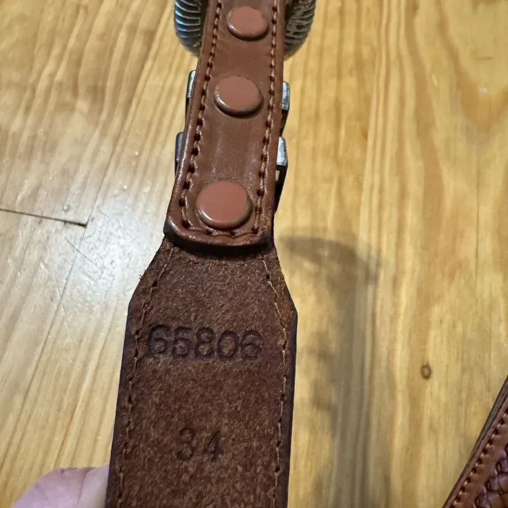 N/A leather woven